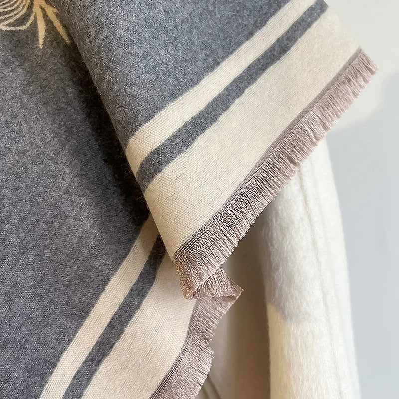 Apollonia Pashmina Scarf Gray