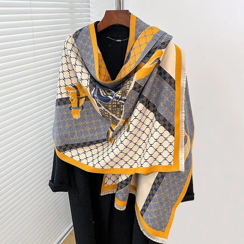 Cezanne Pashmina Scarf Yellow