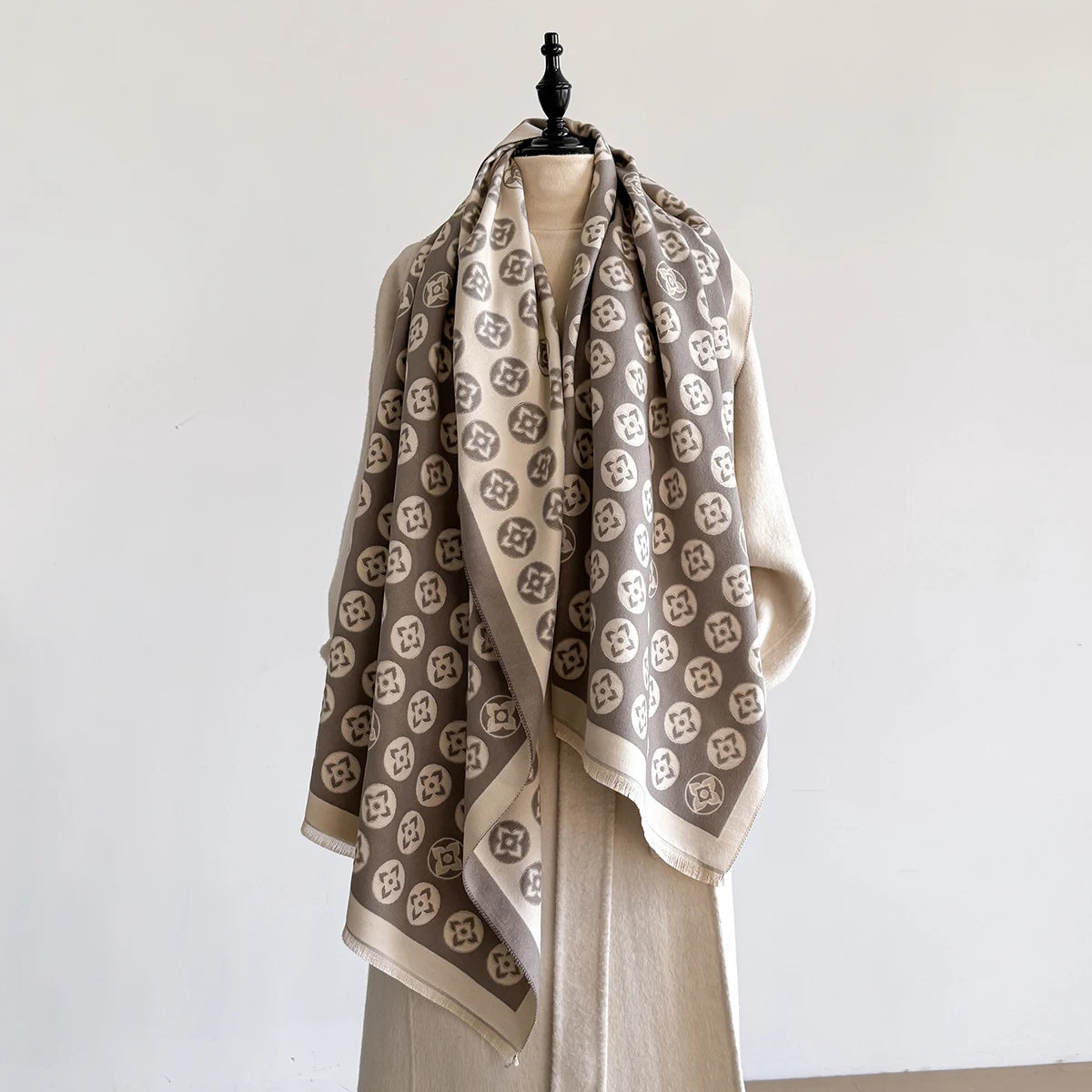 Scilla Pashmina Scarf Gray