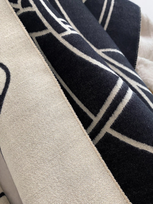 Sydney Pashmina Scarf Black
