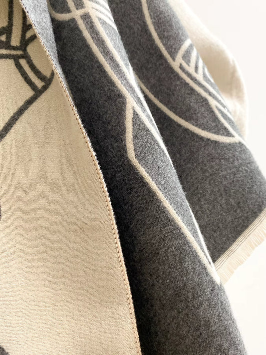 Sydney Pashmina Scarf Gray