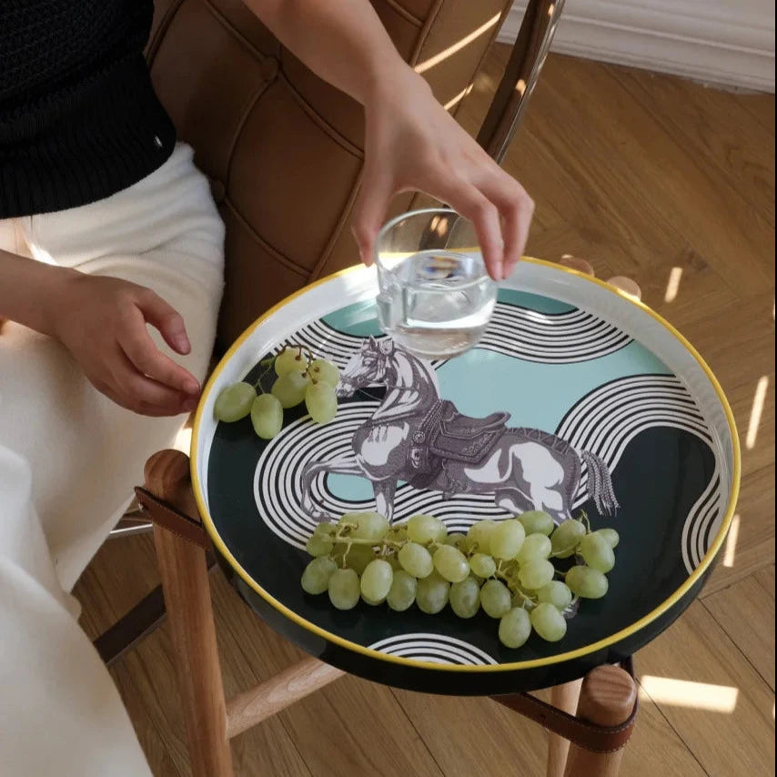 Vernazza Coffee Table with Porcelain Tray