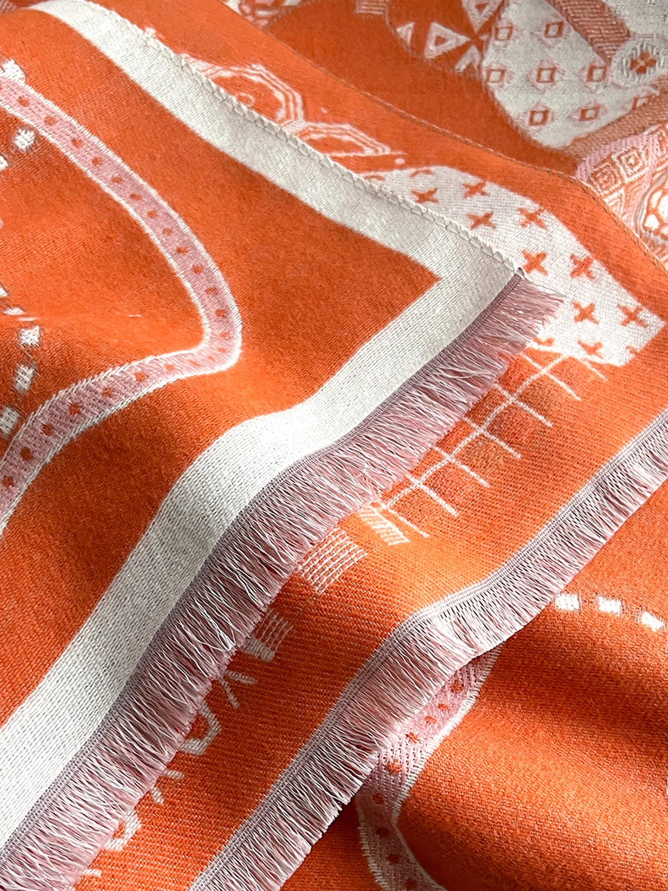 Edwige Pashmina Scarf Orange