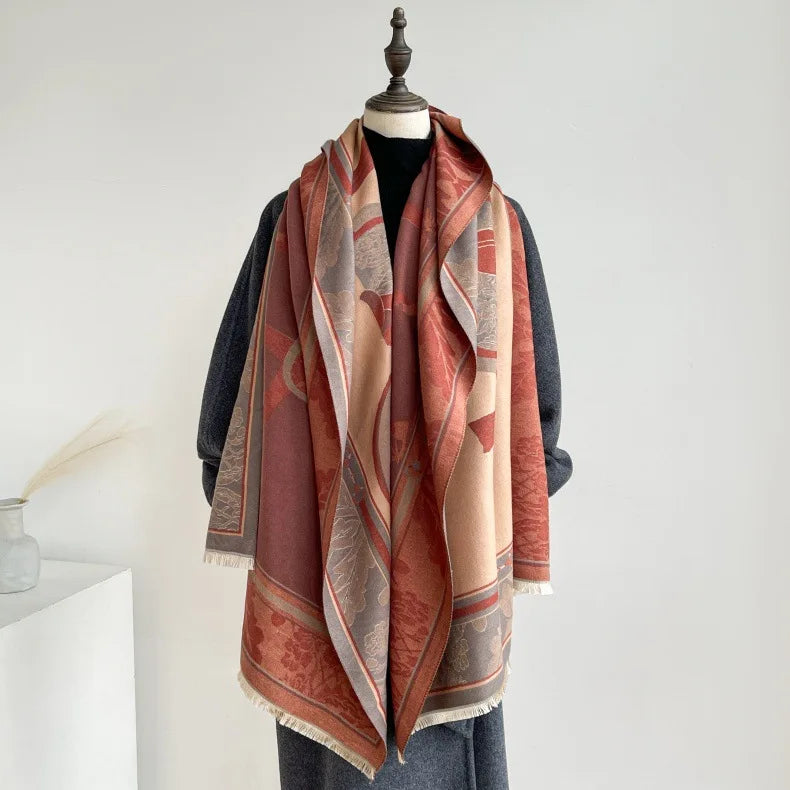 Aria Pashmina Scarf Maroon