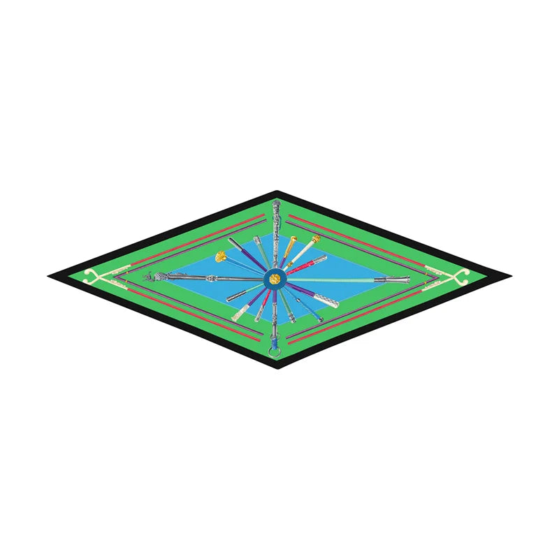 Sienna Green Silk Diamond Scarf