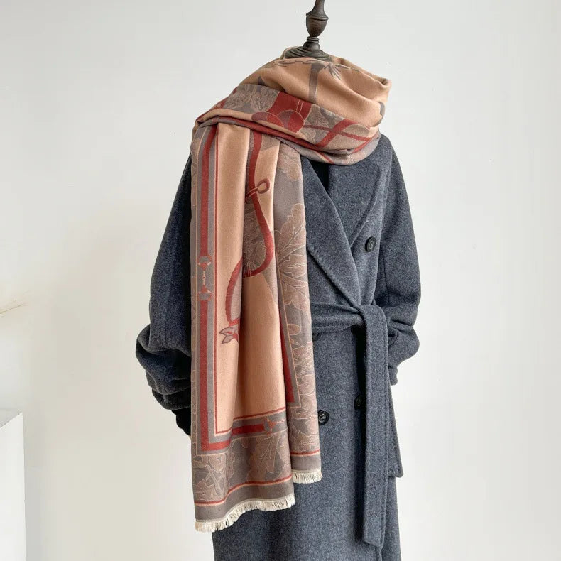 Aria Pashmina Scarf Maroon