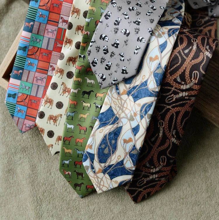 Men's Tie Horse Perr
