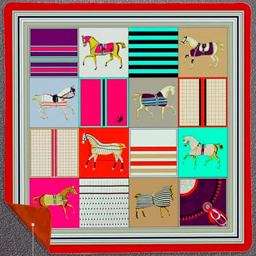 Square Velvet Throws