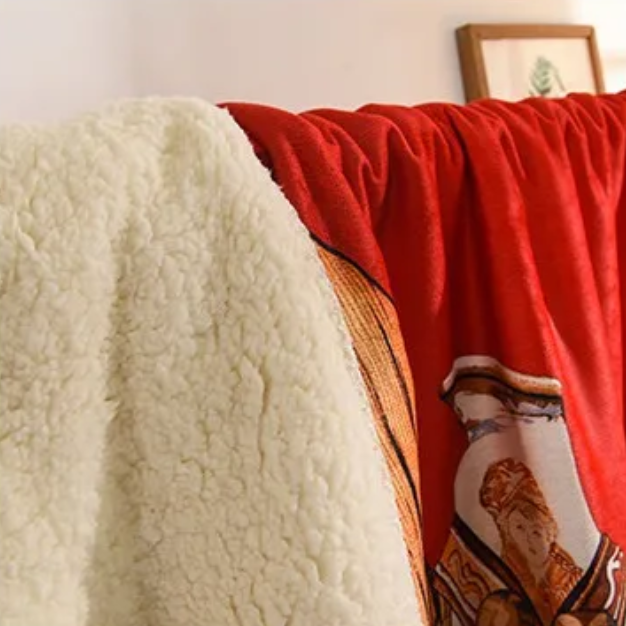 Ruperto Velvet Blanket Red