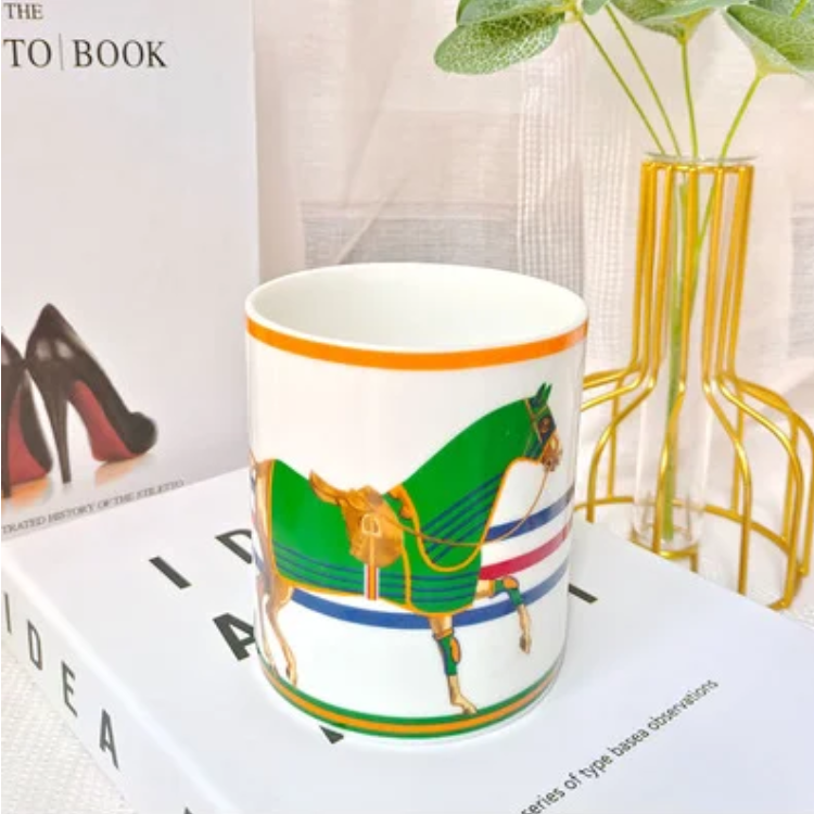 Horse Bone China Mug