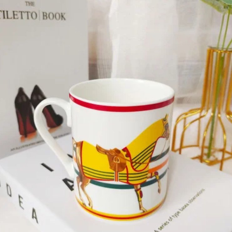 Horse Bone China Mug