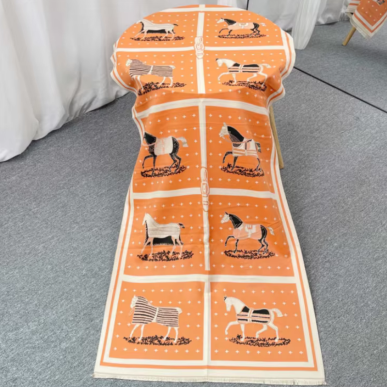 Bettona Pashmina Scarf Orange