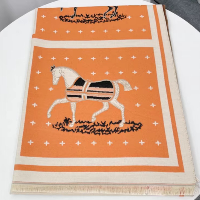 Bettona Pashmina Scarf Orange