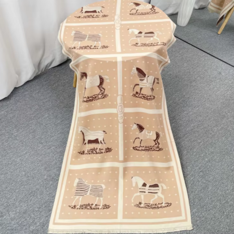 Bettona Pashmina Scarf Khaki