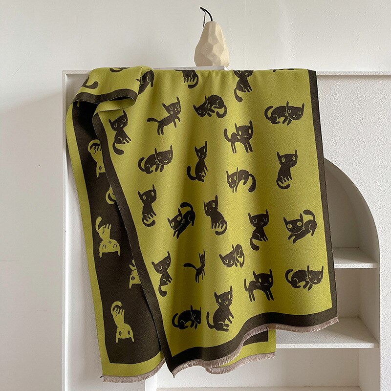 Suza Luxury Pashminas Scarves / Cats