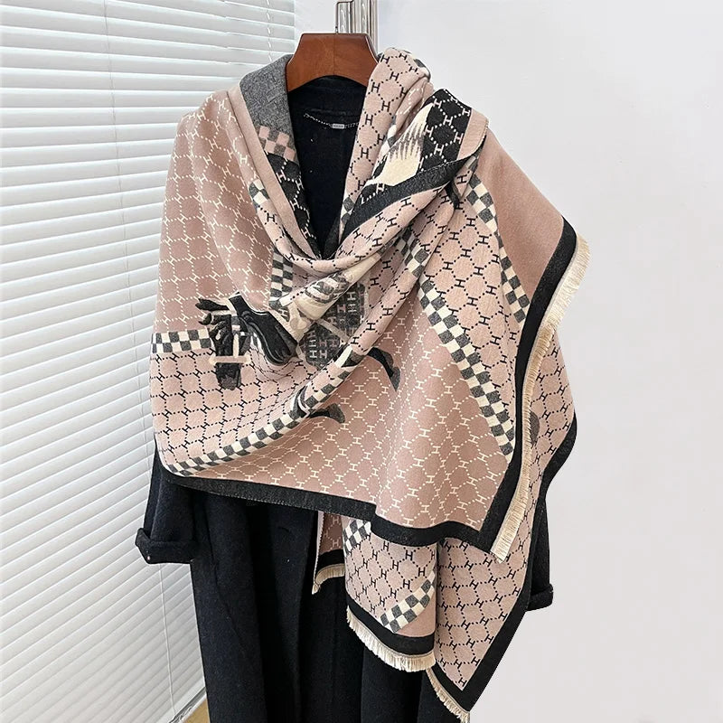 Cezanne Pashmina Scarf Coffee