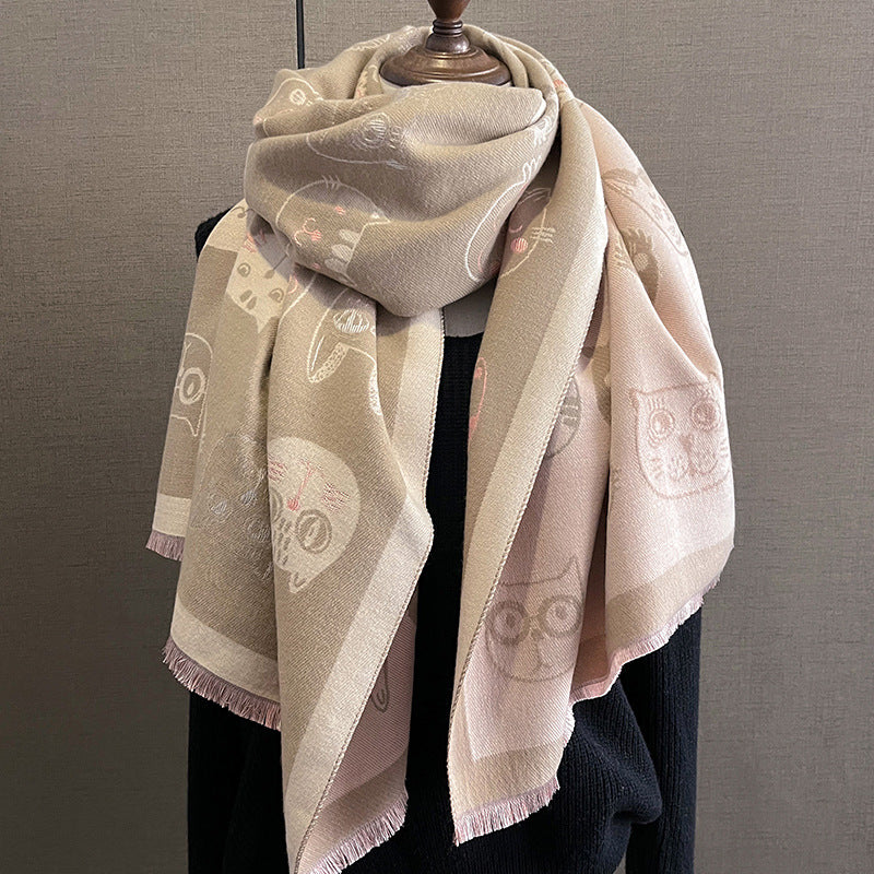 Kala Jela Luxury Pashminas Scarves / Cats
