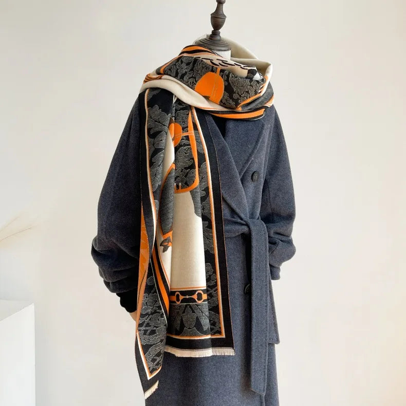 Aria Pashmina Scarf Black