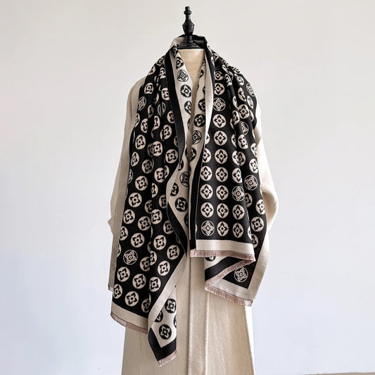 Scilla Pashmina Scarf Black