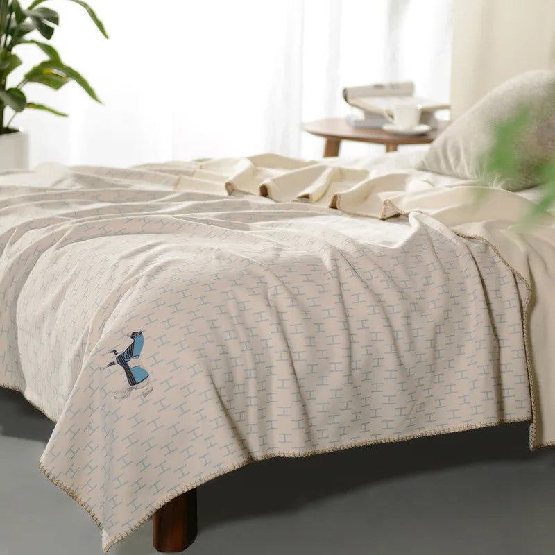 Fiorello Blanket Blue Horse