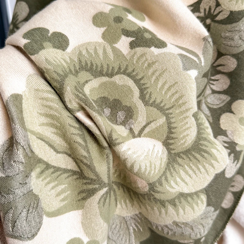 Bortola Pashmina Scarf Green