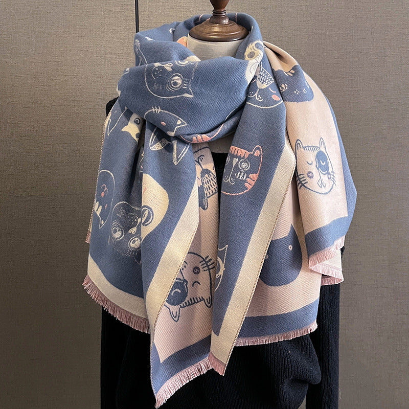 Kala Jela Luxury Pashminas Scarves / Cats