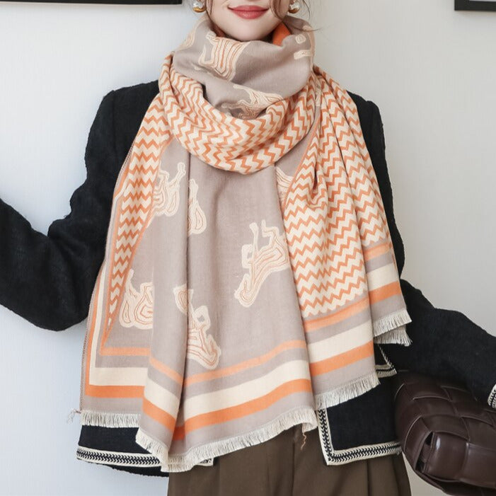 Eulalie Luxurious Pashmina Scarf Shawl Wrap