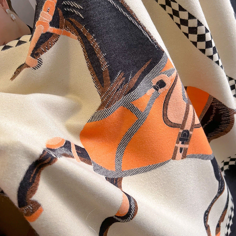 Alba Pashmina Scarf Orange