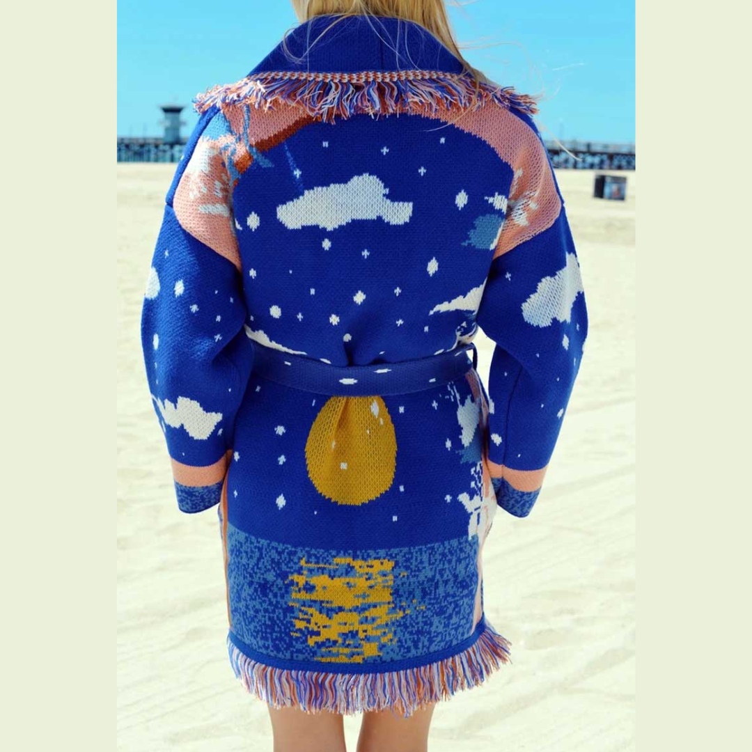 Ocean Oversized Cardigan Jacket