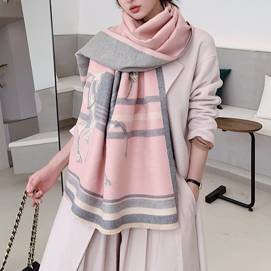 Thais Pashmina Scarf Pink