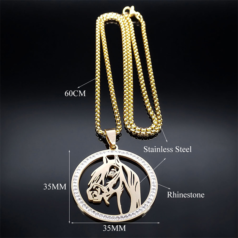Stainless Steel Horse Necklaces