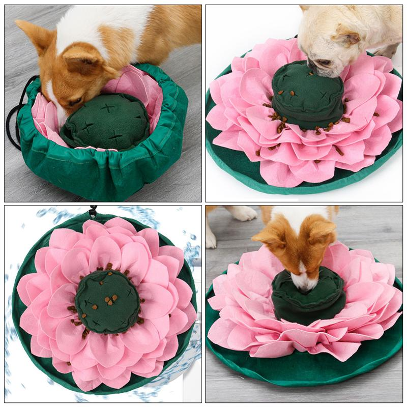 Pink Flower Snuffle Mat - Dogs and Horses