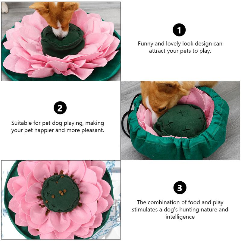 Pink Flower Snuffle Mat - Dogs and Horses