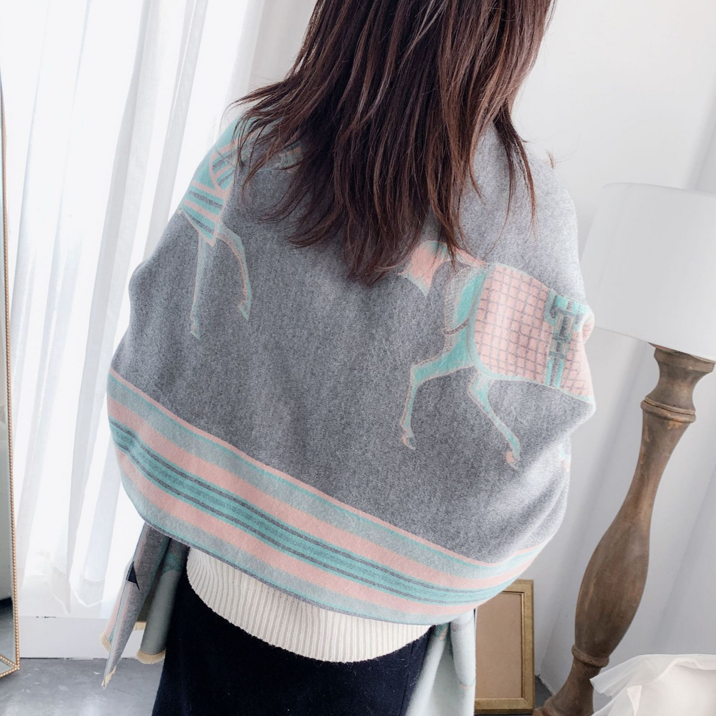 Rosalie Luxurious Pashmina Scarf Shawl Wrap
