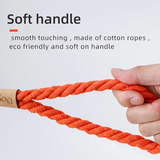 Orange Rope Slip Leash & Collar - Dogs and Horses