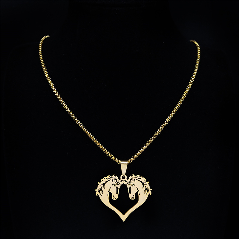 Stainless Steel Horse Necklaces