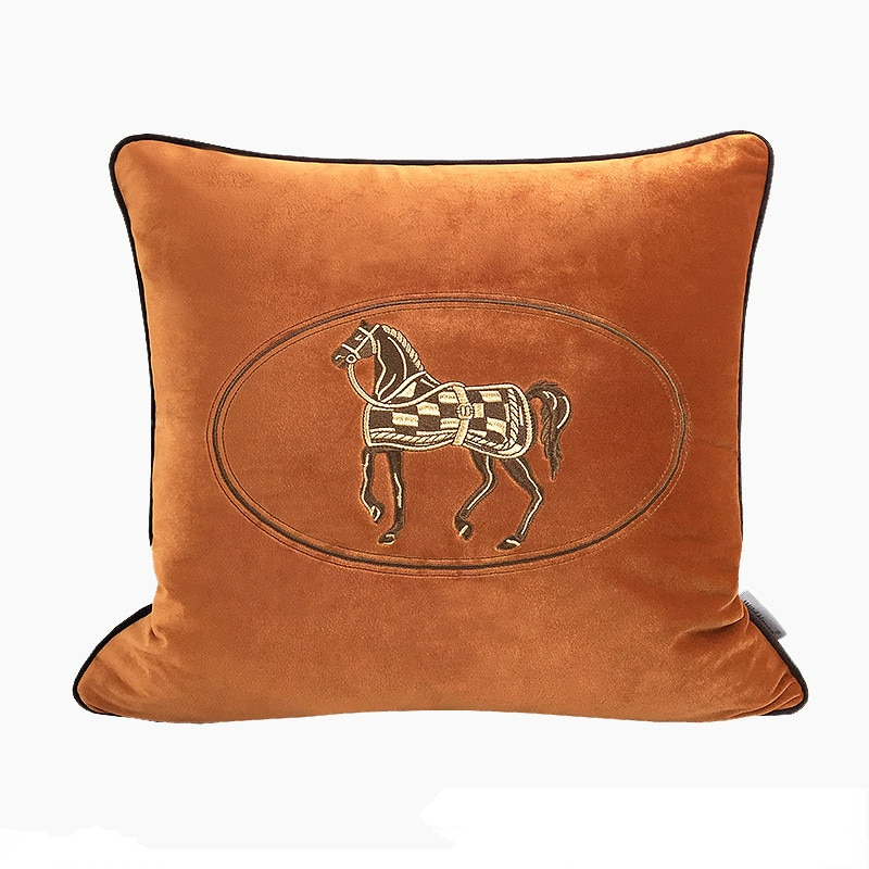 Greta Embroidered Velvet Pillow Covers