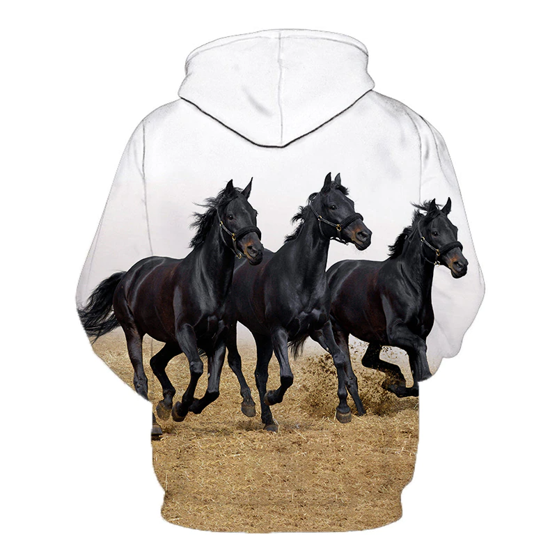 Marco Horse Art Hoodie - Dogs and Horses