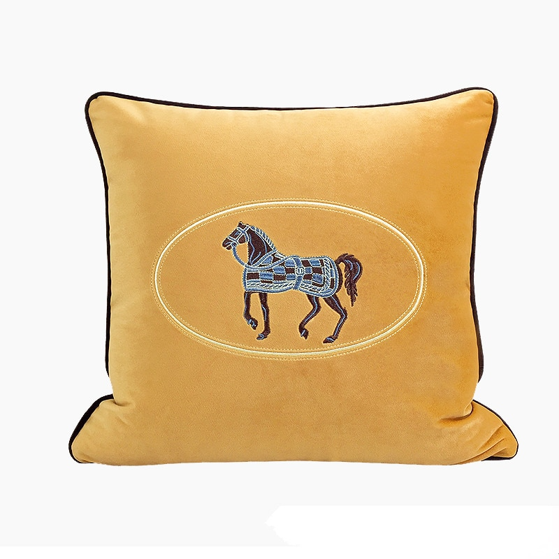 Greta Embroidered Velvet Pillow Covers