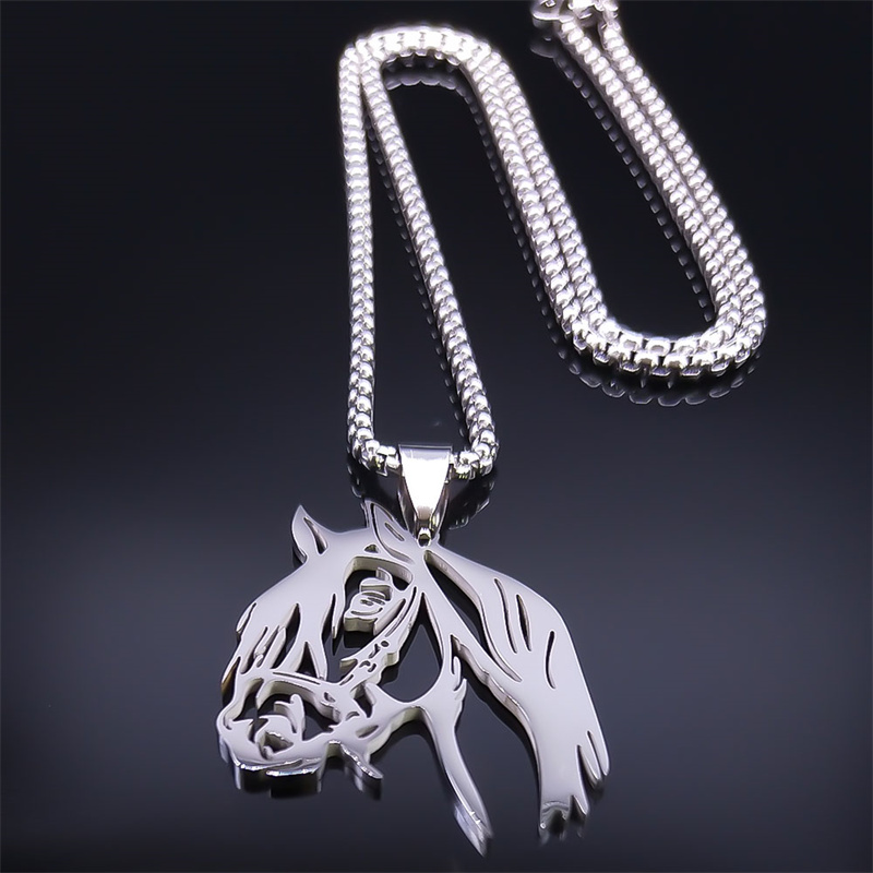 Stainless Steel Horse Necklaces