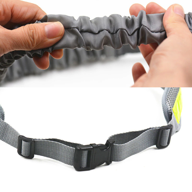 Gray Hands-Free Leash & Running Belt - Dogs and Horses
