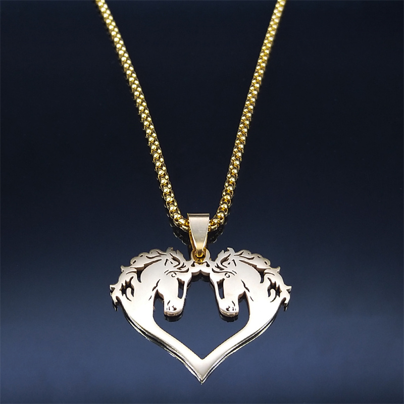 Stainless Steel Horse Necklaces