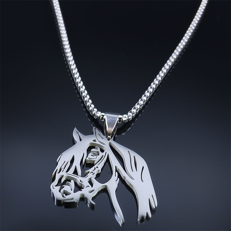 Stainless Steel Horse Necklaces