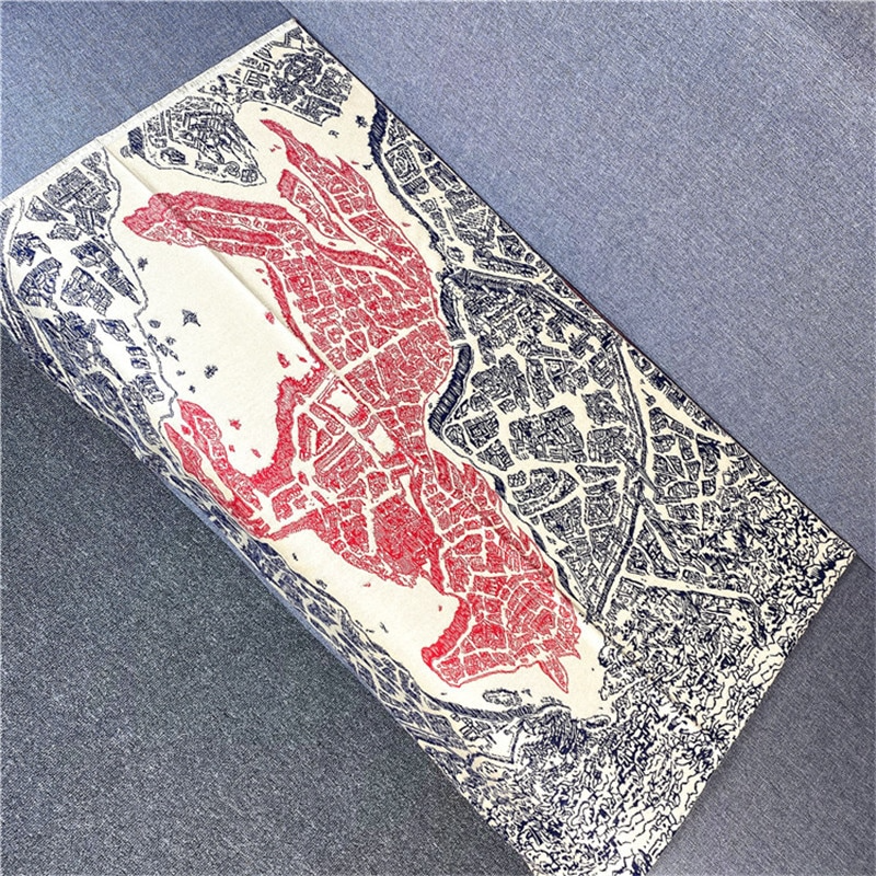 Felicity Pashmina Scarf Red