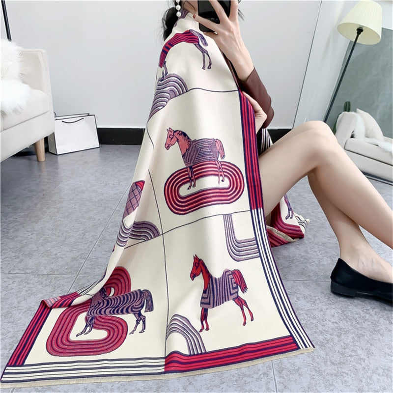 Isabelle Luxurious Pashmina Scarf Shawl Wrap
