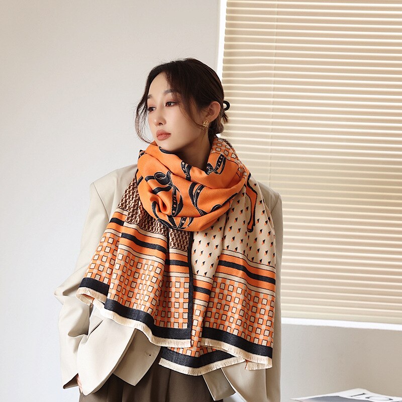 Marcelle Luxurious Pashmina Scarf Shawl Wrap