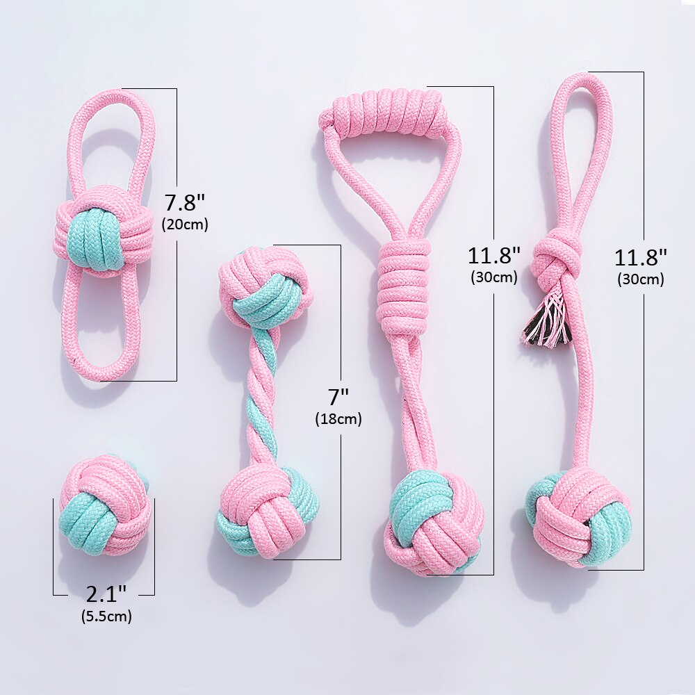 5-Piece Cotton Chew Rope - Dogs and Horses