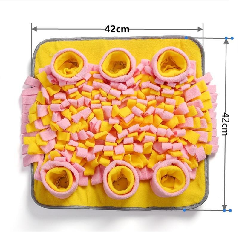 Lala Yellow Snuffle Mat - Dogs and Horses
