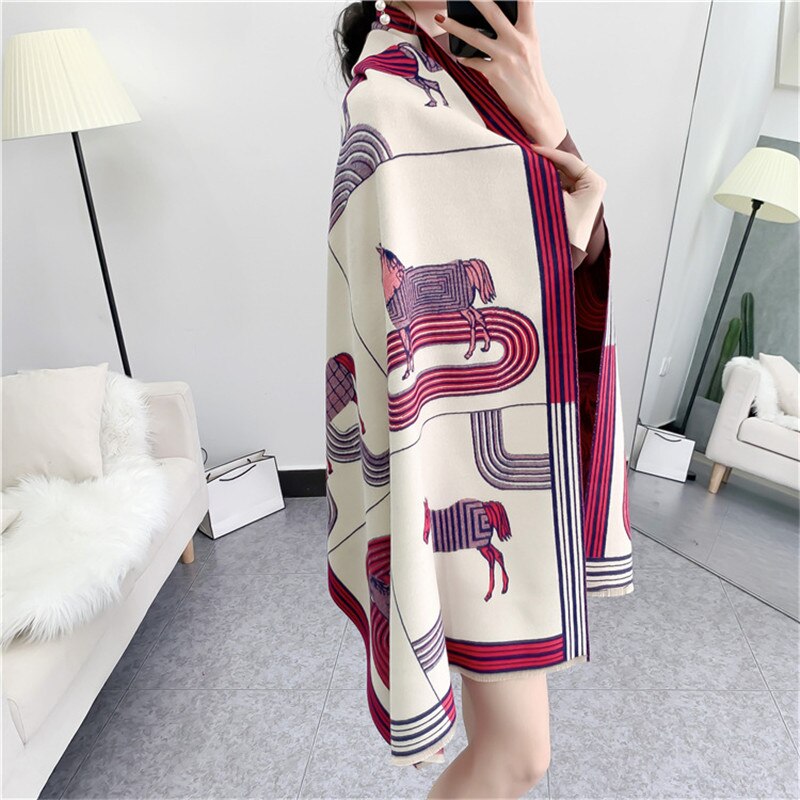 Isabelle Luxurious Pashmina Scarf Shawl Wrap