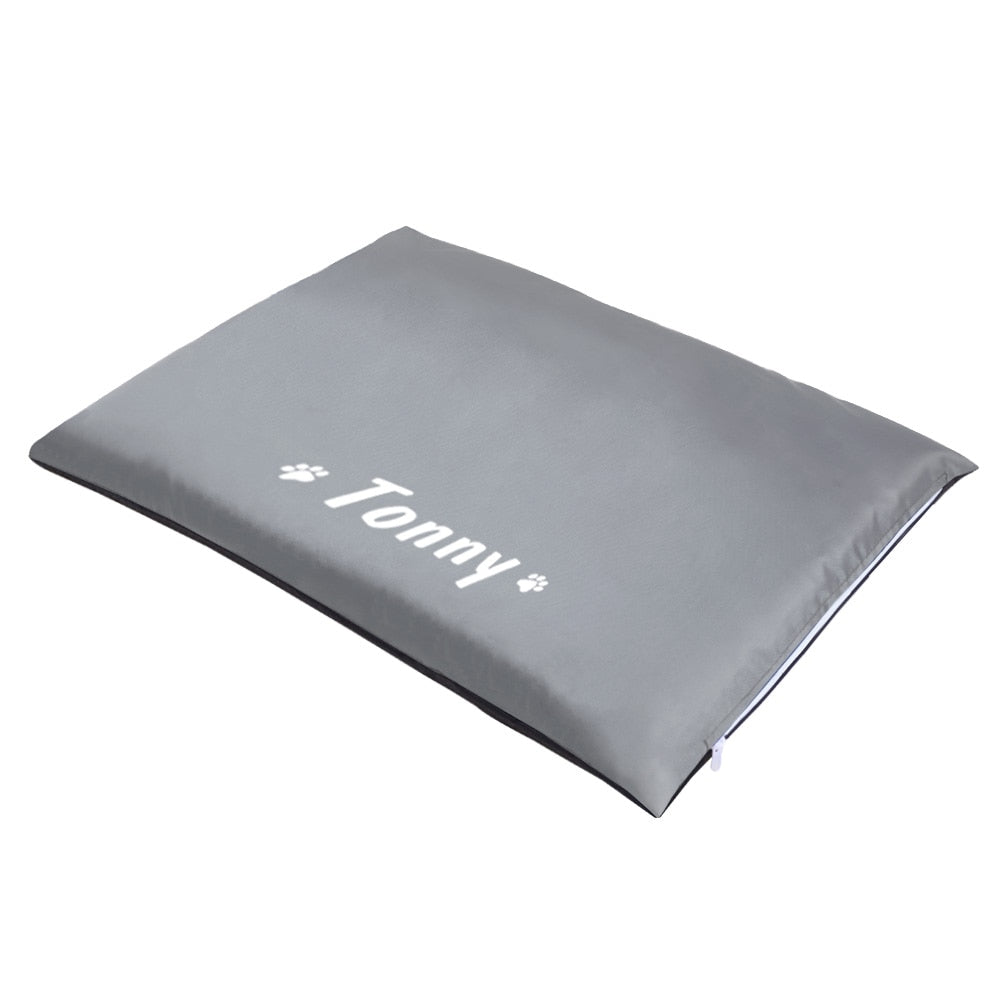 Gray Personalized Sleeping Mat - Dogs and Horses